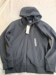 UNIQLO ストレッチドライスウェット フルジップパーカー パーカー 長袖  黒 M