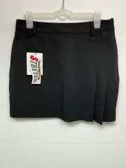 M 白クマ ゴルフウェア レディース ブラック スカート