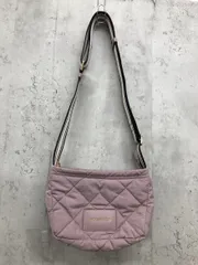 MARC JACOBS マークジェイコブス H115M06SP21 キルティング メッセンジャーバッグ ショルダー バッグ ピンクパープル ■■◎レディース