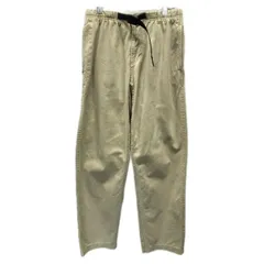【中古】　GRAMicci　クライミングパンツ　トレッキングパンツ　綿パン　ボトムス　ウエストゴム　ベルト　ジップフライ　無地　アウトドア　古着　/1153
