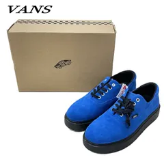 【未使用品】VANS ヴァンズ AUTHENTIC オーセンティック 27.5㎝ ブラック×ブルー