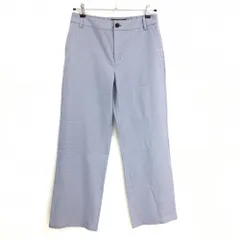 【超美品】ムニタルプ パンツ ブルー×白 チェック ヒールクリーク レディース 42(L) ゴルフウェア Heal Creekのサムネイル