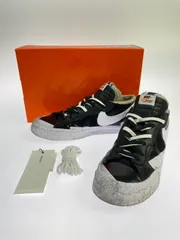 【現状渡し品】 NIKE ナイキ BLAZER LOW SACAI DM6443-001 ブレーザー ロー サカイ 靴 シューズ スニーカー SNEAKER 【160-260422-KS-03-min】