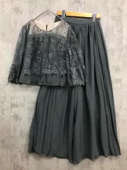 Dorry Doll ドリードール シフォン レース フリル フォーマル 結婚式 二次会 パンツ セットアップ sizeM/グリーン ■■◎レディース