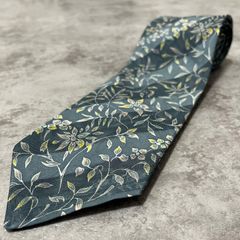used美品】ネクタイ 花柄 ボタニカル - メルカリ