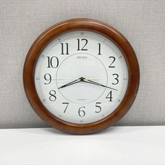 SEIKO 木製掛時計 クォーツ 昭和レトロ - メルカリ