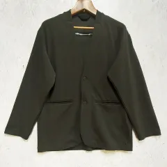 GLOBAL WORK グローバルワーク ジャケット カーディガン 長袖 ジョーゼット ゆったり モスグリーン Mサイズ ◎、〇◇