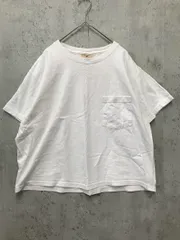 GoodWear グッドウェア USA製 コットン 半袖 胸ポケット Tシャツ sizeM/白 ■■ レディース