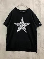 CONVERSE コンバース スター ビッグロゴ Tシャツ sizeM/黒 ■■ メンズ