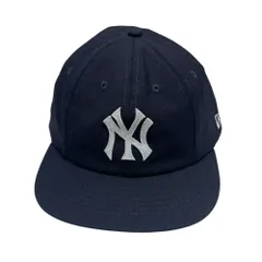 ◆NEW ERA ニューエラ ヤンキース 19TWENTY  7 3/4 クーパーズタウン キャップ 濃紺 ダークネイビー メンズ 帽子 ◆中古品◆R5448NL