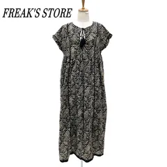 FREAK'S STORE フリークスストア【限定展開】インドペイズリースキッパーワンピース M ブラウン系