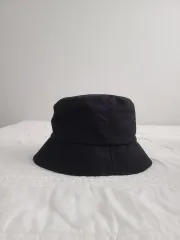 ブラック基本バケットハット