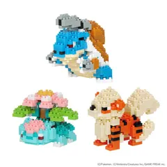 【公式】ナノブロック ポケットモンスター ポケモン ブロック ポケナノ おもちゃ ナノブロック ポケットモンスター NBPM_092 093 106 カワダのサムネイル