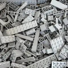 LEGO レゴ　ライトグレー　灰色　ブロック　大量 おまとめ