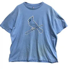 MLB　メンズトップス　水色　XL　カージナルス　野球Tシャツ【3899】