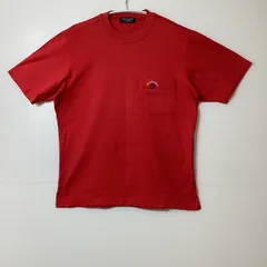 古着　美品　Munsingwear　マンシングウェア　リトルピート　ペンギン　半袖クルーネックTシャツ　ユニセックス　Mサイズ　コットン　レッド　赤　ゴルフウェア　グランドスラム　Grand-Slamのサムネイル