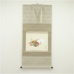 美品 掛け軸 尾形光琳筆 重文 大幅 躑躅図 つつじ 大塚工藝社 講談社