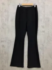 SLY スライ ストレッチ シェイプリブフレア パンツ size2/黒 ■■ レディース