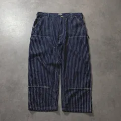 GQ5297◇HOUSTON : WABASH DENIM DOUBLE KNEE PAINTER PANTS 10165◇W36◇ヒューストン ウォバッシュ デニム ダブルニー ペインター パンツのサムネイル