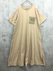 MEI メイ×SamansaMos2 サマンサモスモス 胸ポケット付 ワンピース sizeF/ベージュ ■◆ レディース