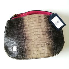 ☆箱付未使用品☆A.D.M.J. パイソン柄 ショルダーバッグ ヘビ蛇