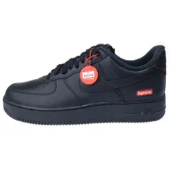 NIKE (ナイキ) ×SUPREME AIR FORCE 1 LOW SP エアフォースワン ローカットスニーカー ブラック US9.5/27.5cm CU9225-001
