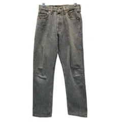 【中古】　Levi's　デニムパンツ　00s vintage　00年代　OLD　00年製　刻印553　501　Gパン　ジーンズ　ボトムス　カラーデニム　無地　ボタンフライ　赤タブ　スモールe　USA製　アメカジ　古着　/1018
