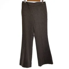 【中古】　BEAUTY&YOUTH UNITED ARROWS　フレアパンツ　スラックス　サイドジップ　無地　古着　/2406