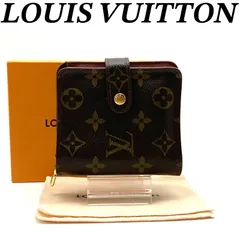 ルイヴィトン モノグラム コンパクトジップ 二つ折り財布 折り財布 Y80417