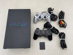 PlayStation 2 (SCPH-18000)　本体　コントローラー２点　動作品