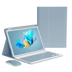【人気商品】取り外し可能 カバー キーボード インチ 10.5 分離式 10.5 10.2 アイパッド カラーキーボード 収納可能 Pencil Apple レディース マウス付き ワイヤレス キーボードケース 可愛い iPadPro Air3 iPad ビジ
