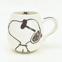 スヌーピー ジョークール フェイスマグカップ コップ リラックスタイムシリーズ SNOOPY