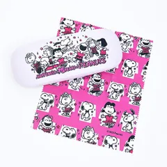 スヌーピー メガネケース ピンク PEANUTS 75th SNOOPYのサムネイル