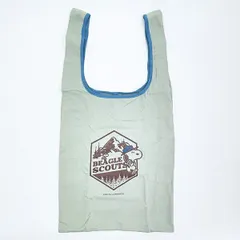 スヌーピー ビーグルスカウト 肩掛けマルシェバッグ グレー SNOOPY