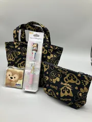 5    T21   未使用　ダッフィー＆フレンズ     ダッフィーゲルボールペン　メモ用紙　ハンドメイドのバッグとポーチ