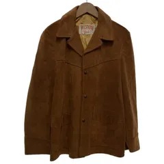 【中古】　Schott　ウエスタンジャケット　70s vintage　70年代　OLD　レザージャケット　スナップボタン　無地　USA製　アメカジ　古着　/1980