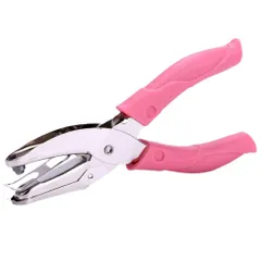 【人気商品】DIY用具 携帯便利 金属ペーパーパンチ 丸穴 手持ち ピアス台紙用 オフィス用品 1.5mm 1穴 穴あけパンチ YFFSFDC