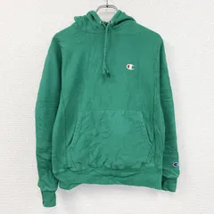 Champion　チャンピオン　リバースウィーブ　スウェットパーカー/フーディー　ヘビーウエイト　現行　緑　グリーン　Sサイズ　古着