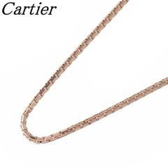 Cartier】コンビカラー チェーンネックレス 18K YG WG 保証書有 - メルカリ
