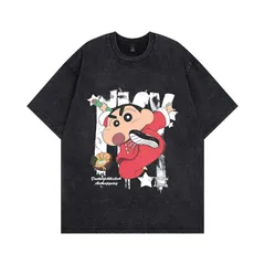 カジュアル 半袖 トップス クレヨンしんちゃん キャラクター Tシャツ
