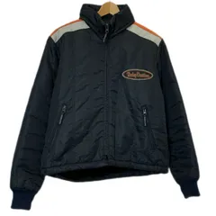 【中古】　HARLEY-DAVIDSON　ナイロンジャンパー　ライダース　アウター　ハイネック　フルジップ　ワンポイント　ブランドロゴ　ワッペン　アメカジ　古着　/1930のサムネイル
