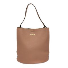 ✨希少 現行ロゴ 美品✨ フルラ ダナエ 2way ブラウン ベージュ レザー 