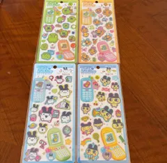 正規品　4枚セット　 たまごっち 平成はっぴーフォン まめっち シール 平成ハッピーフォン めめっち