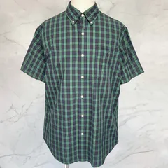 POLO RALPH LAUREN ポロラルフローレン　GUARANTEED TO WRINKLE　半袖シャツ　シアサッカー　チェック柄　刺繍ロゴ　ポニー　ポロプレイヤー　Classic Fit Plaid Seersucker Shirt Lサイズ