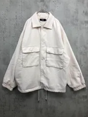 AZUL BY MOUSSY アズールバイマウジー 251FST30-046B BACK EMBROIDERY CPO ジャケット sizeM/オフホワイト ◆■ レディース