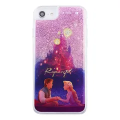 【新着商品】iPhone SE(第2世代) / 8 / 7 / 6s / 6 / 『ディズニーキャラクター』/ラメ グリッターケース/お城