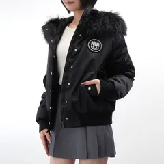 【Aランク】MIU MIU ビジュー ファー ダウンジャケット ML574のサムネイル