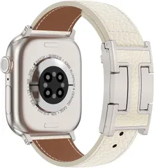 【特価商品】2025革新デザイン For Apple Watch バンド 本革 レディース H型バックル Apple Watch Ultra3/Ultra2 Series11/10/9/8/7/6/5/4/3/2/1/SE レザー交換ベルト 可愛い オシャレ