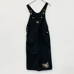 KETTY　ケティ　オーバーオール/サロペットワンピース　黒　ブラック　古着のサムネイル