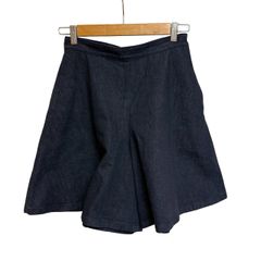 FOXEY NEW YORK Women's Stretch Denim Culottes, Size 38, Indigo, 40536-NSP0A101KS【ZY5】